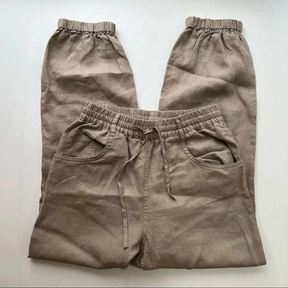 ZARA Linen Jogger Pant
